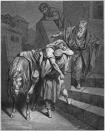 The Good Samaritan Arrives at the Inn